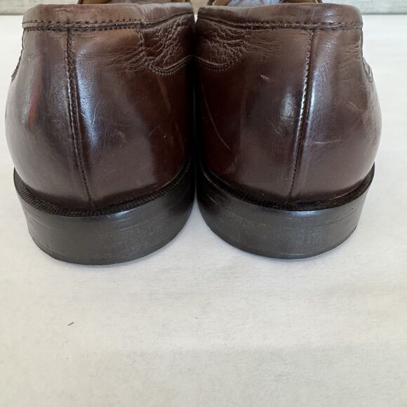 Johnston & Murphy Brown Leather Slip On Penny Loafers Men 11 M Classic Preppy‎ main image 4